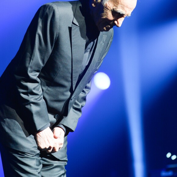 Charles Aznavour en concert au Palais des Sports à Paris, le 21 décembre 2016. © Guirec Coadic/Bestimage