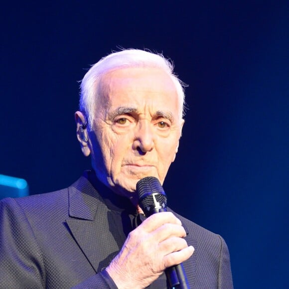 Charles Aznavour en concert au Palais des Sports à Paris, le 21 décembre 2016. © Guirec Coadic/Bestimage