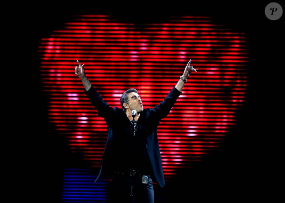 George Michael en concert à Sunrise en Floride le 3 aout 2008 © Gary Coronado/Palm Beach Post via ZUMA Press / Bestimage. Le chanteur anglais est mort à 53 ans le 25 décembre 2016.