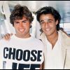 George Michael et Andrew Ridgeley, le duo Wham!, à Londres en 1984, l'année de leurs plus grands tubes. George Michael est mort à 53 ans le 25 décembre 2016.
