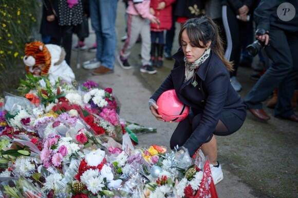 Hommage à George Michael devant son domicile de Goring dans l'Oxfordshire, le 26 décembre 2016.