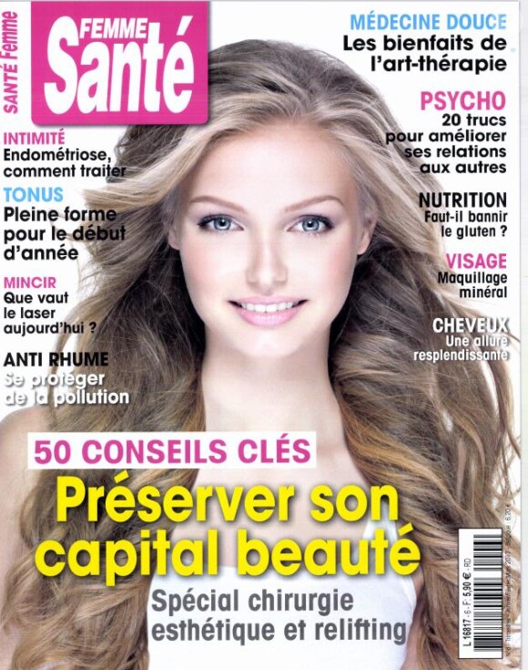 Magazine Santé Femme en kiosques le 27 décembre 2016.