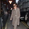 Exclusive - Victoria Beckham is seen make-up free and wearing head-to-toe plaid as she steps out shopping in London, England, UK. Victoria popped into Connolly's and was buying socks - presumably for her husband David - while out and about. The outfit was believed to be from her Pre-Fall 2017 collection, accessorised with some nailhead heels. The fashion conscious star looked to have taken fashion inspiration form the much mocked 90's style (pioneered by celebs such as Daniella Westbrook) of wearing head-to-toe plaid. London, UK, December 16, 2016. Photo by ABACAPRESS.COM19/12/2016 - London