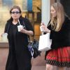 Carrie Fisher et Billie à New York City, le 6 mai 2012.