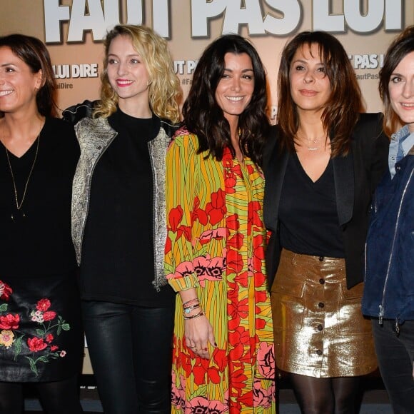 Solange Cicurel (réalisatrice), Stéphanie Crayencour, Jenifer Bartoli, Tania Garbarski et Camille Chamoux lors de l'avant-première du film "Faut pas lui dire" à l'UGC Ciné Cité Bercy à Paris, France, le 2 janvier 2017. © Coadic Guirec/Bestimage