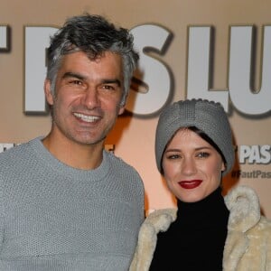 François Vincentelli et sa compagne Alice Dufour lors de l'avant-première du film "Faut pas lui dire" à l'UGC Ciné Cité Bercy à Paris, France, le 2 janvier 2017. © Coadic Guirec/Bestimage