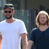 Exclusif - Liam Hemsworth est allé déjeuner avec des amis à Malibu, le 6 novembre 2016