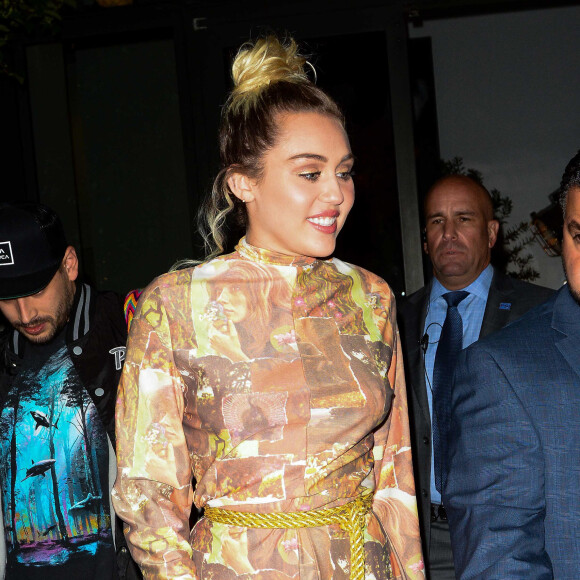 Miley Cyrus se promène à New York, le 15 septembre 2016