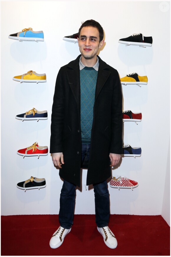 Benjamin Siksou Inauguration de la premiere boutique "TWINS FOR PEACE" à Paris le 7 Fevrier 2013.