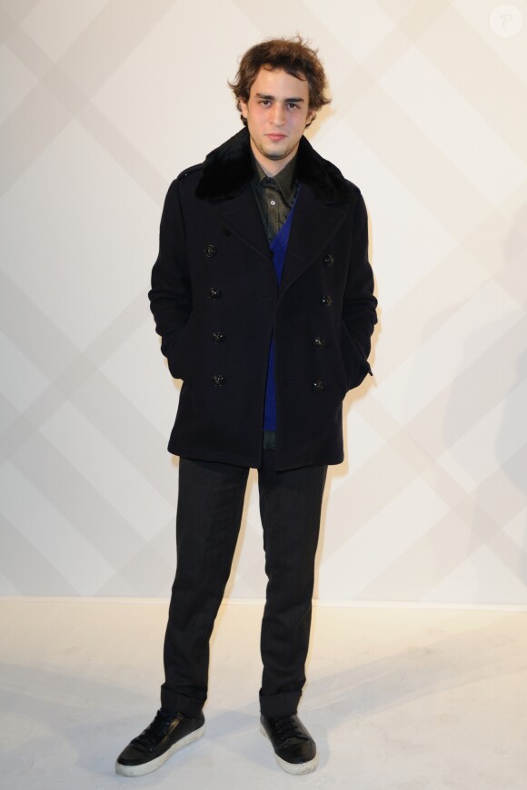 Benjamin Siksou à l'ouverture de la boutique Burberry à Paris, le 1er décembre 2011.