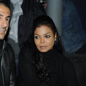 Janet Jackson et son fiancé Wissam Al Mana ont assisté au défilé de mode de Kira Plastinina "Lublu" pendant la Volvo fashion week à Moscou. Le 25 octobre 2012