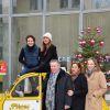 Joyce Jonathan et Vianney - Lancement de l'opération Pièces Jaunes 2017 À l'Hôpital Necker-Enfants malades AP-HP à Paris le 4 janvier 2017. Cette année, le personnage de bande dessinée "Le Petit Nicolas" est le parrain de l'opération.