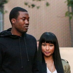 Nicki Minaj et son compagnon Meek Mill font du shopping chez Barney à Los Angeles le 16 septembre 2015.