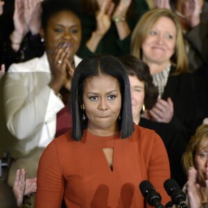 Michelle Obama fait ses adieux à la Maison Blanch, le 6 janvier 2017 à Washington.