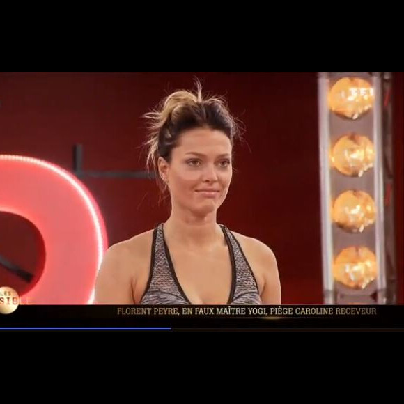 Caroline Receveur piégée dans Les Invisibles, sur TF1, le 6 janvier 2017.