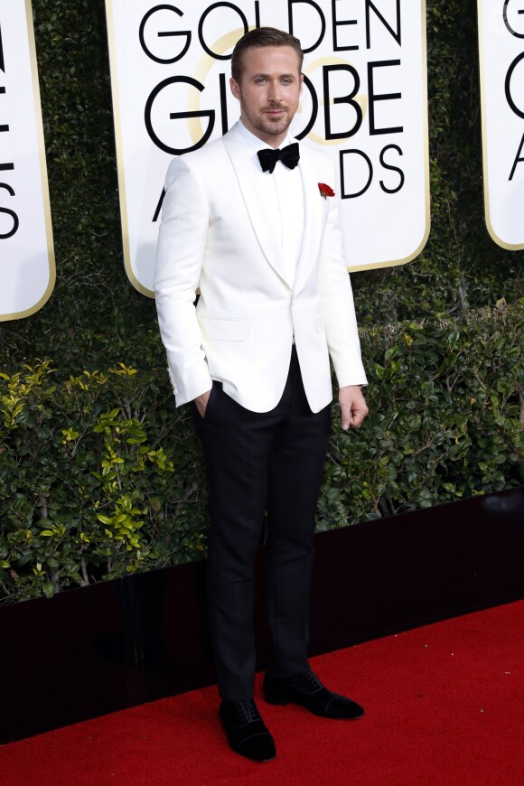Ryan Gosling lors de la 74e cérémonie annuelle des Golden Globe Awards à Beverly Hills, le 8 janvier 2017. © Olivier Borde/Bestimage