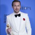 Ryan Gosling, meilleur acteur dans une comédie/musical, lors de la 74e cérémonie annuelle des Golden Globe Awards à Beverly Hills, Los Angeles, Californie, Etats-Unis, le 8 janvier 2017. © Olivier Borde/Bestimage