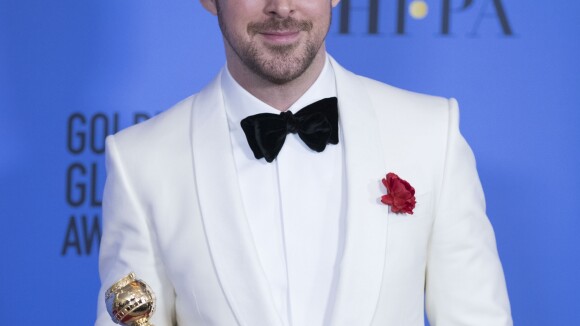 Golden Globes : Ryan Gosling, ému, célèbre sa chérie Eva Mendes et leurs filles
