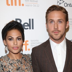 Ryan Gosling et Eva Mendes à Toronto,le 7 septembre 2012.