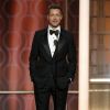 Brad Pitt lors des Golden Globes à Los Angeles le 8 janvier 2017