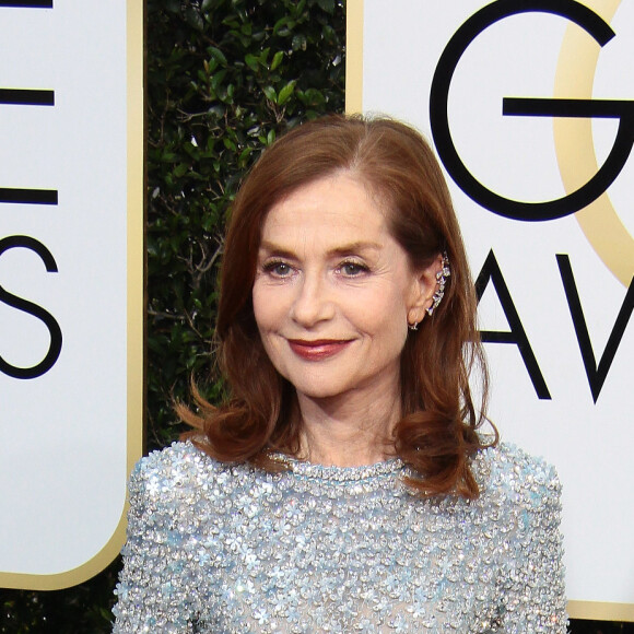 Isabelle Huppert - 74e cérémonie annuelle des Golden Globe Awards à Beverly Hills, le 8 janvier 2017. © Tony Lowe/Globe/Zuma Press/Bestimage