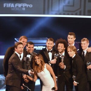 Cristiano Ronaldo récompensé lors des FIFA Football Awards à Zurich le 9 janvier 2017.