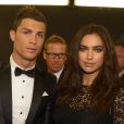 Cristiano Ronaldo et  Irina Shayk lors du photocall des FIFA Football Awards, à Zurich, le 13 janvier 2014.