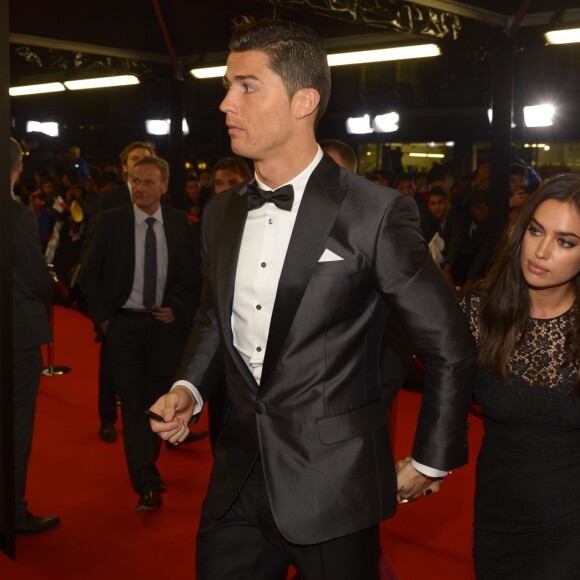 Cristiano Ronaldo et Irina Shayk lors des FIFA Football Awards, à Zurich, le 13 janvier 2014.