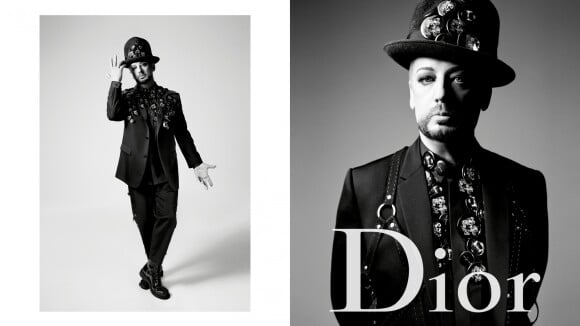 Boy George : Fantasque égérie de Dior Homme, avec Rami Malek et A$AP Rocky