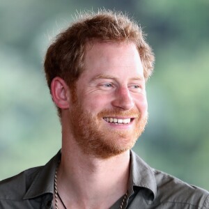 Le prince Harry en Guyane dans le cadre de sa visite officielle dans les Caraïbes, le 3 décembre 2016