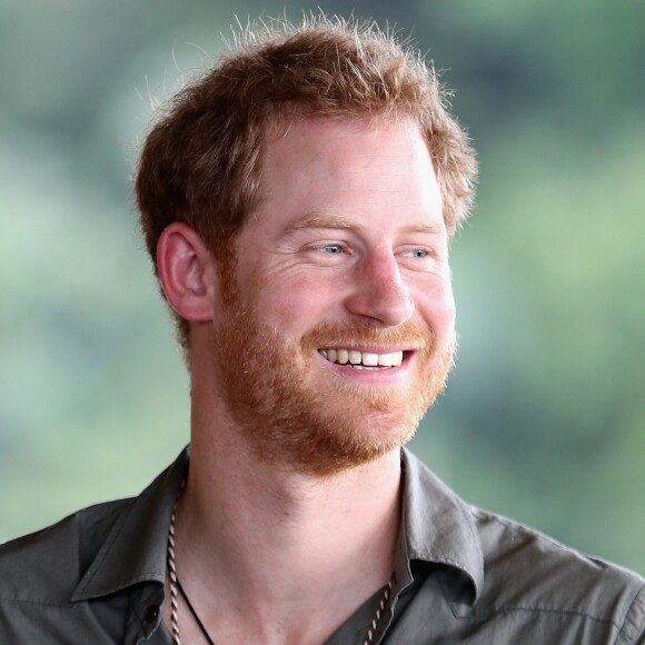 Le prince Harry en Guyane dans le cadre de sa visite officielle dans les Caraïbes, le 3 décembre 2016