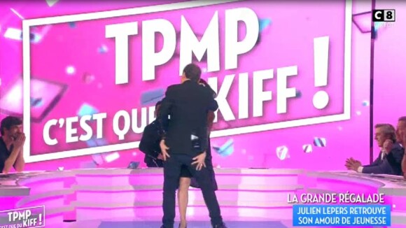 Julien Lepers retrouve son premier amour - "TPMP", mardi 10 janvier 2017, sur C8
