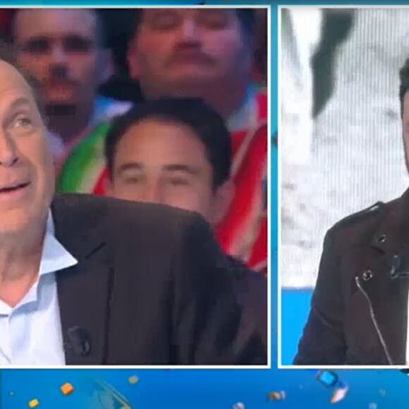 Julien Lepers et Cyril Hanouna - "TPMP", mardi 10 janvier 2017, C8