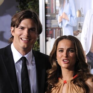 Natalie Portman et Ashton Kutcher à l'avant-première du film "Sex Friends" à Los Angeles le 11 janvier 2011