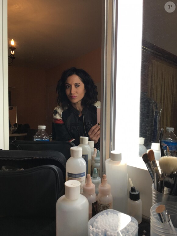 Fabienne Carat a osé le carré. Elle dévoile sa transformation. Janvier 2017.