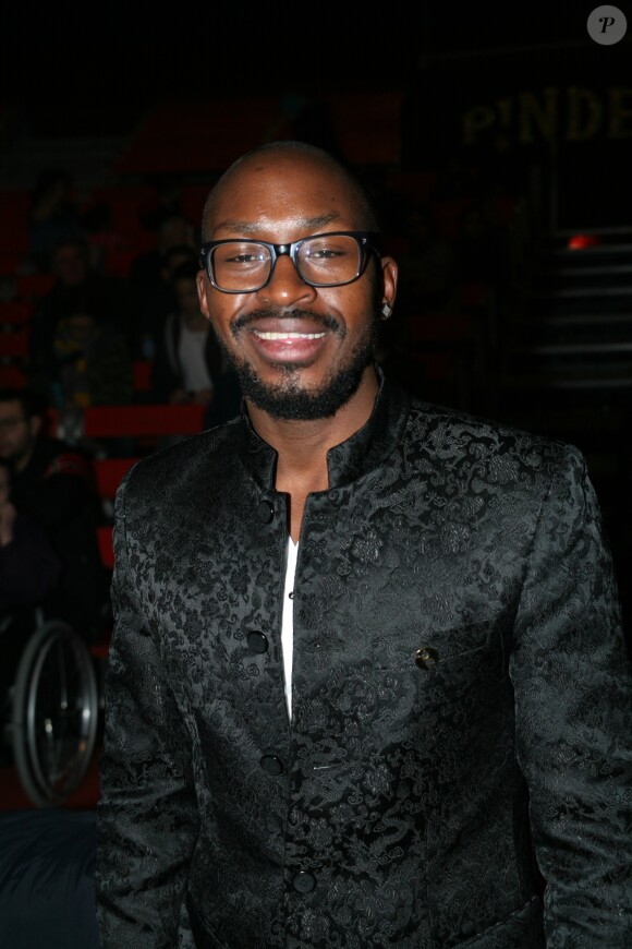 Jean-Baptiste Alaize lors du 9ème Gala Handicirque au cirque Pinder, sur la pelouse de Reuilly à Paris, France, le jeudi 12 janvier 2017. © JLPPA/Bestimage