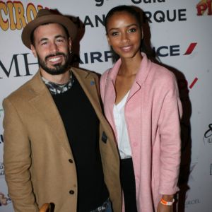 Flora Coquerel (Miss France 2014) et son compagnon Ugo Ciulla lors du 9ème Gala Handicirque au cirque Pinder, sur la pelouse de Reuilly à Paris, France, le jeudi 12 janvier 2017. © JLPPA/Bestimage