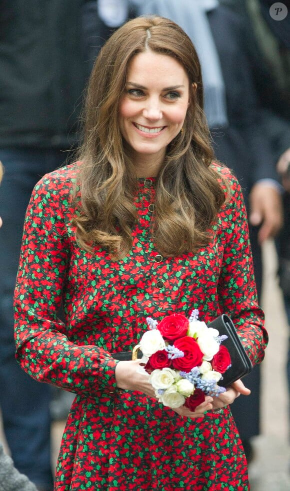 Kate Middleton, duchesse de Cambridge, à la fête de Noël de Heads Together à Londres le 19 décembre 2016