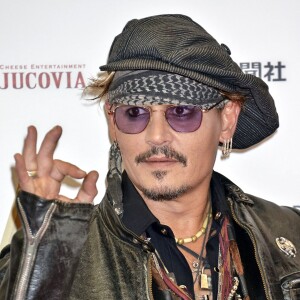 Johnny Depp lors des ''Classic Rock Awards 2016'' au Ryogoku Kokugikan à Tokyo, le 11 novembre 2016.