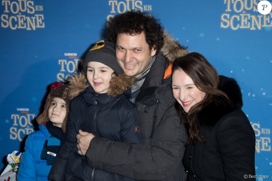 Le magicien Eric Antoine, sa femme Calista SinclairAntoine et leurs fils Ulysse et Raphaël