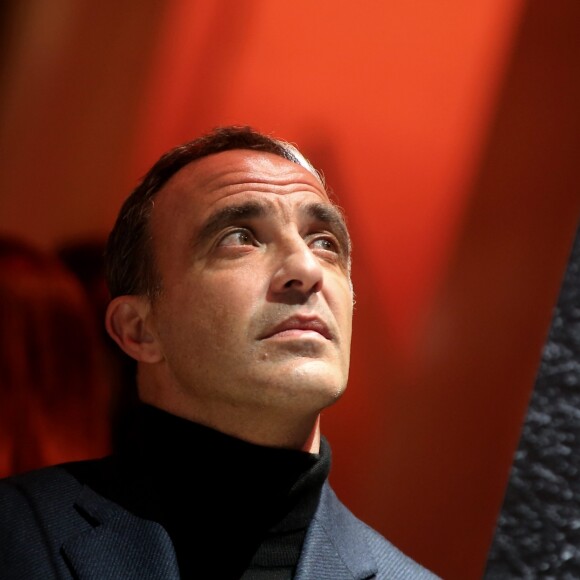 Nikos Aliagas - Vernissage de l'exposition "L'épreuve du Temps" de Nikos Aliagas au Palais Brongniart à Paris, le 16 janvier 2017. © Dominique Jacovides/Bestimage16/01/2017 - Paris