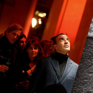 Nikos Aliagas - Vernissage de l'exposition "L'épreuve du Temps" de Nikos Aliagas au Palais Brongniart à Paris, le 16 janvier 2017. © Dominique Jacovides/Bestimage16/01/2017 - Paris