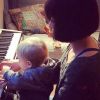 Natasha St-Pier et son fils Bixente, posent sur Facebook le 18janvier 2017
