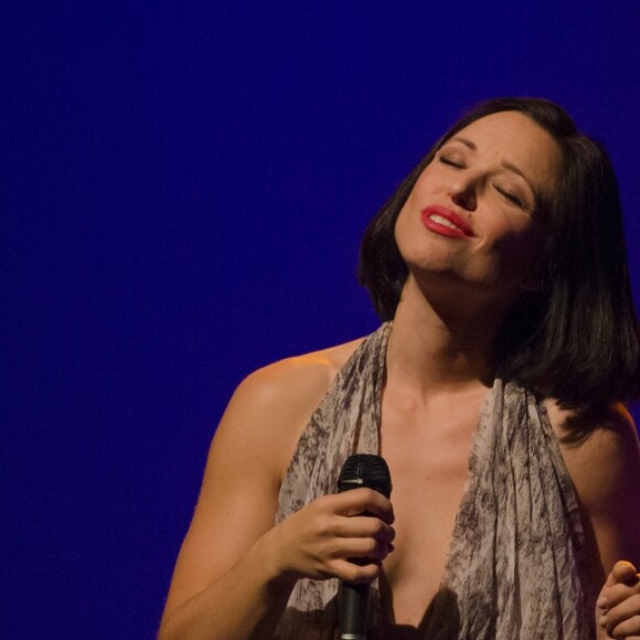 Exclusif - Concert de Natasha St-Pier au casino Barrière de Lille le 16 décembre 2016.