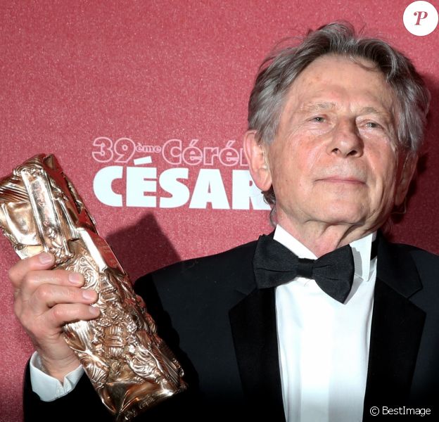 Roman Polanski (Cesar du meilleur réalisateur pour le film "La Vénus à la fourrure") - Salle de presse - 39e cérémonie des Cesar au théâtre du Châtelet à Paris le 28 février 2014.