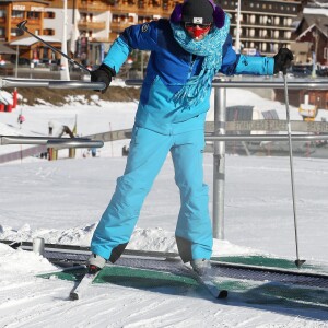 Exclusif - Gilles Verdez - Les chroniqueurs de "Touche pas à mon poste" tournent "TPMP fait du ski" à Montgenèvre dans les Hautes-Alpes le 17 décembre 2016. Le tournage s'est déroulé du 16 au 19 décembre 2016. © Dominique Jacovides / Bestimage