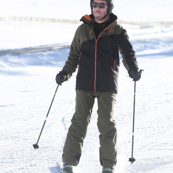 Exclusif - Jean-Luc Lemoine - Les chroniqueurs de "Touche pas à mon poste" tournent "TPMP fait du ski" à Montgenèvre dans les Hautes-Alpes le 17 décembre 2016. Le tournage s'est déroulé du 16 au 19 décembre 2016. © Dominique Jacovides / Bestimage