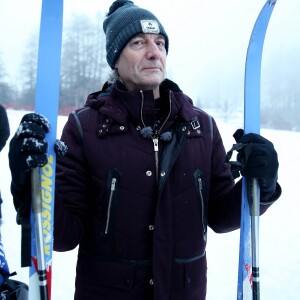 Exclusif - Gilles Verdez - Les chroniqueurs de "Touche pas à mon poste" tournent "TPMP fait du ski" à Montgenèvre dans les Hautes-Alpes le 17 décembre 2016. Le tournage s'est déroulé du 16 au 19 décembre 2016. © Dominique Jacovides / Bestimage