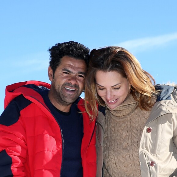 Jamel Debbouze et Mélissa Theuriau au 20e festival du film de comédie de l'Alpe d'Huez le 20 janvier 2017. © Dominique Jacovides / Bestimage