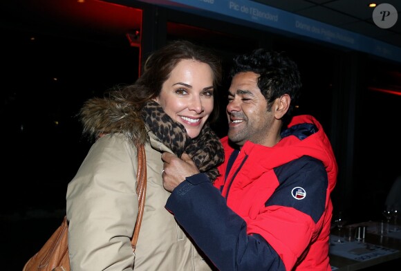 Mélissa Theuriau et son mari Jamel Debbouze - Soirée spéciale "Jamel Comedy Club" dans le cadre du 20e festival de Comédie à l'Alpe d'Huez, le 18 Janvier 2017. © Dominique Jacovides/Bestimage